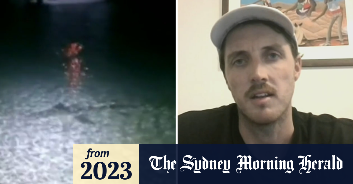 Video: Man 'trapped on island' after shark attack